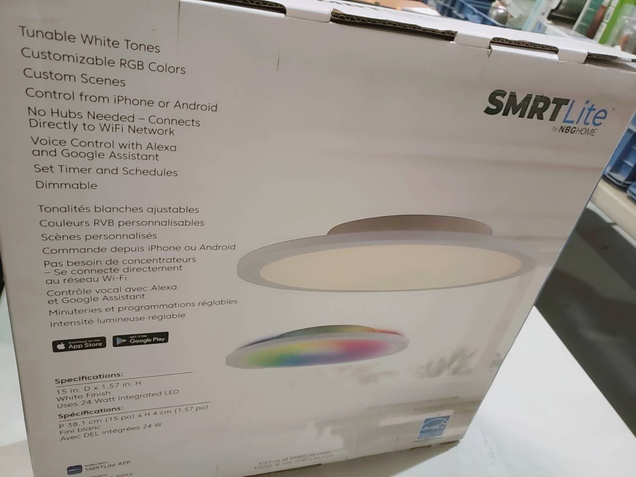 Smrtlite flush mount on sale