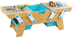 Kidkraft building bricks play n store table on sale