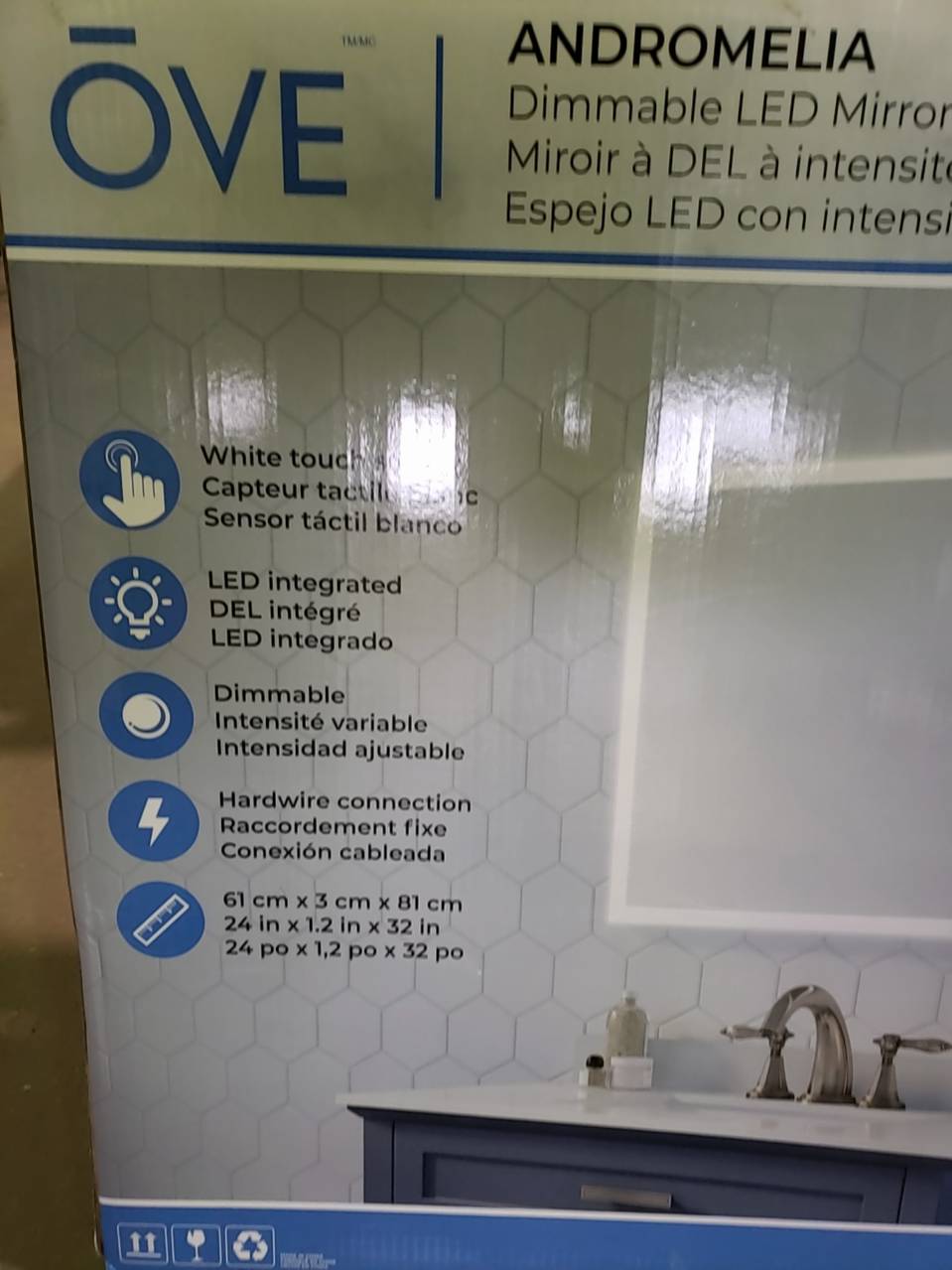 Ove andromelia 2025 led mirror