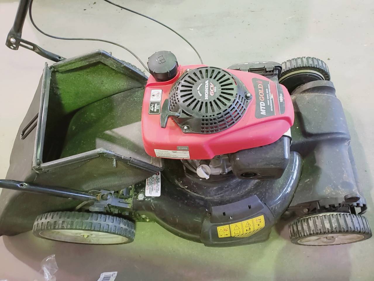 Honda mtd sale gold lawn mower