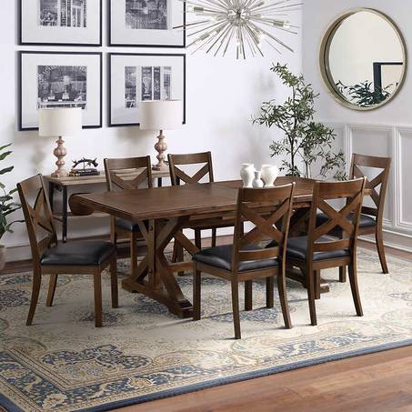 Wellington 7 piece dining hot sale set