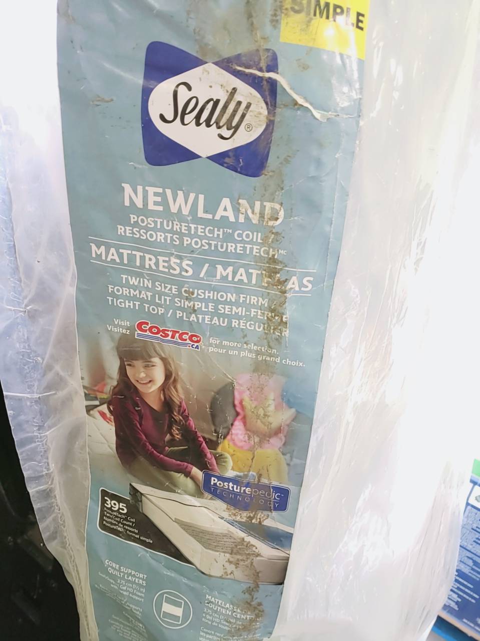 Sealy newland best sale twin mattress