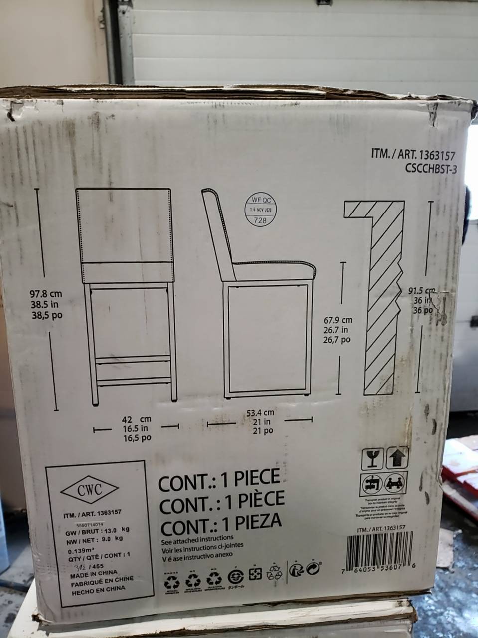 Krissy modern counter stool new arrivals