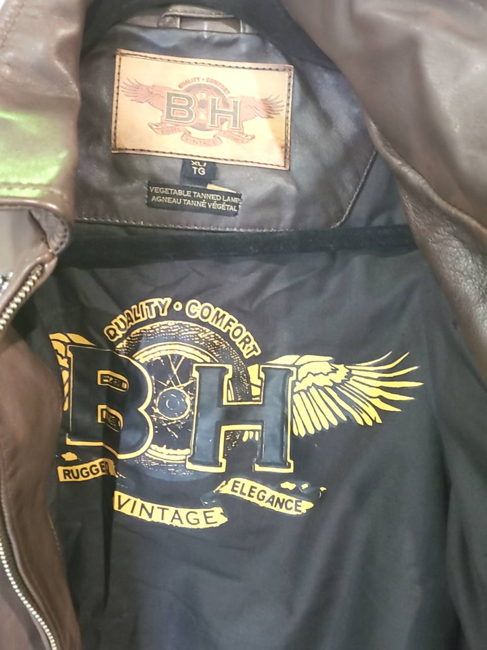 Bh vintage deals leather jacket