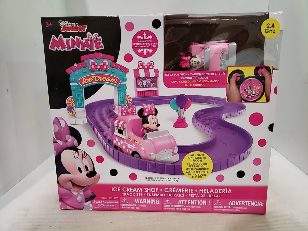 minnie ice cream shop track set