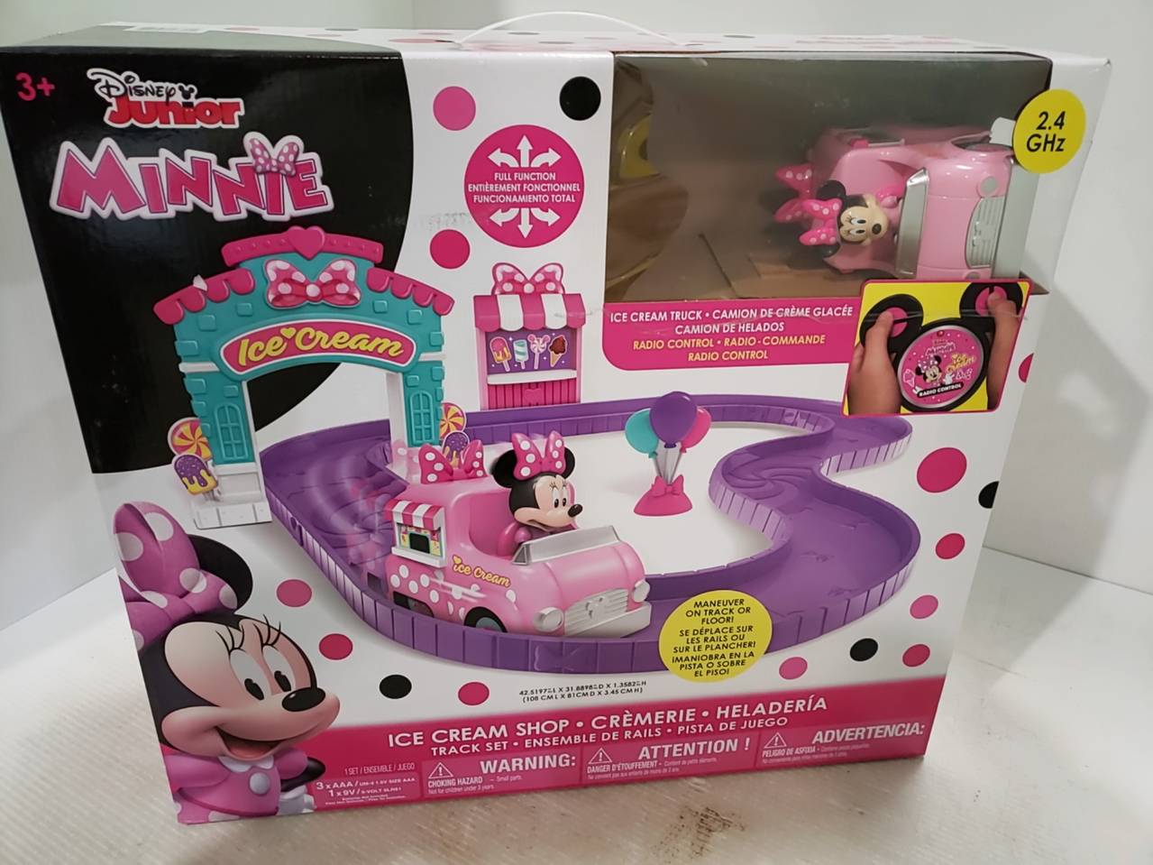 minnie ice cream shop track set