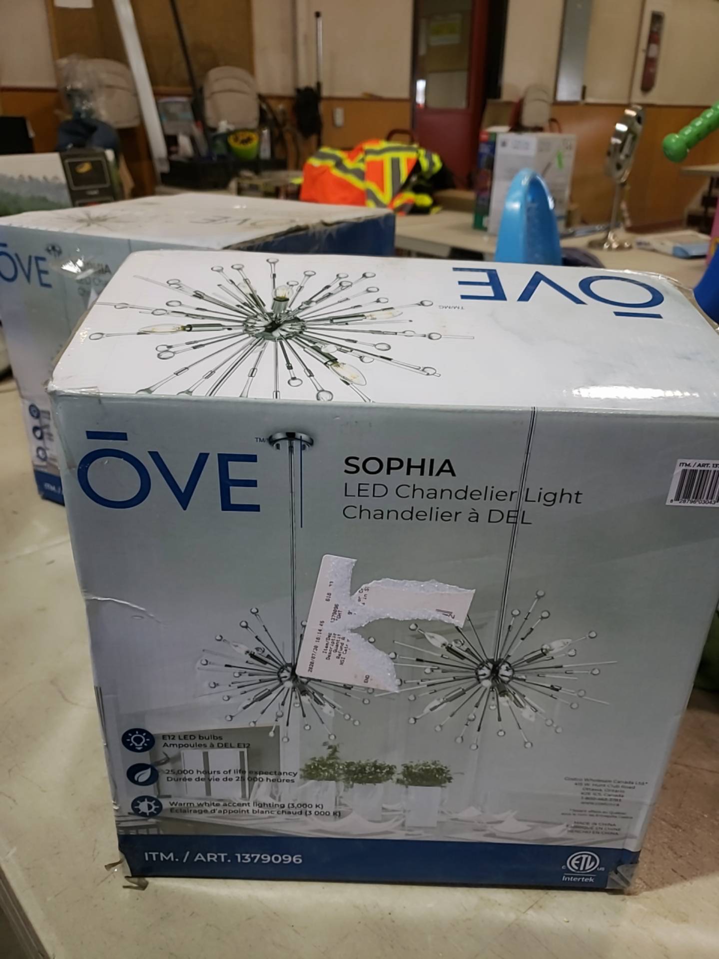 Ove sophia deals led chandelier light