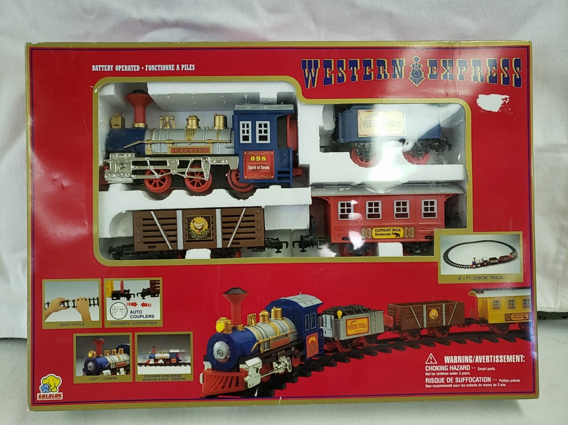 Western express battery operated train set discount