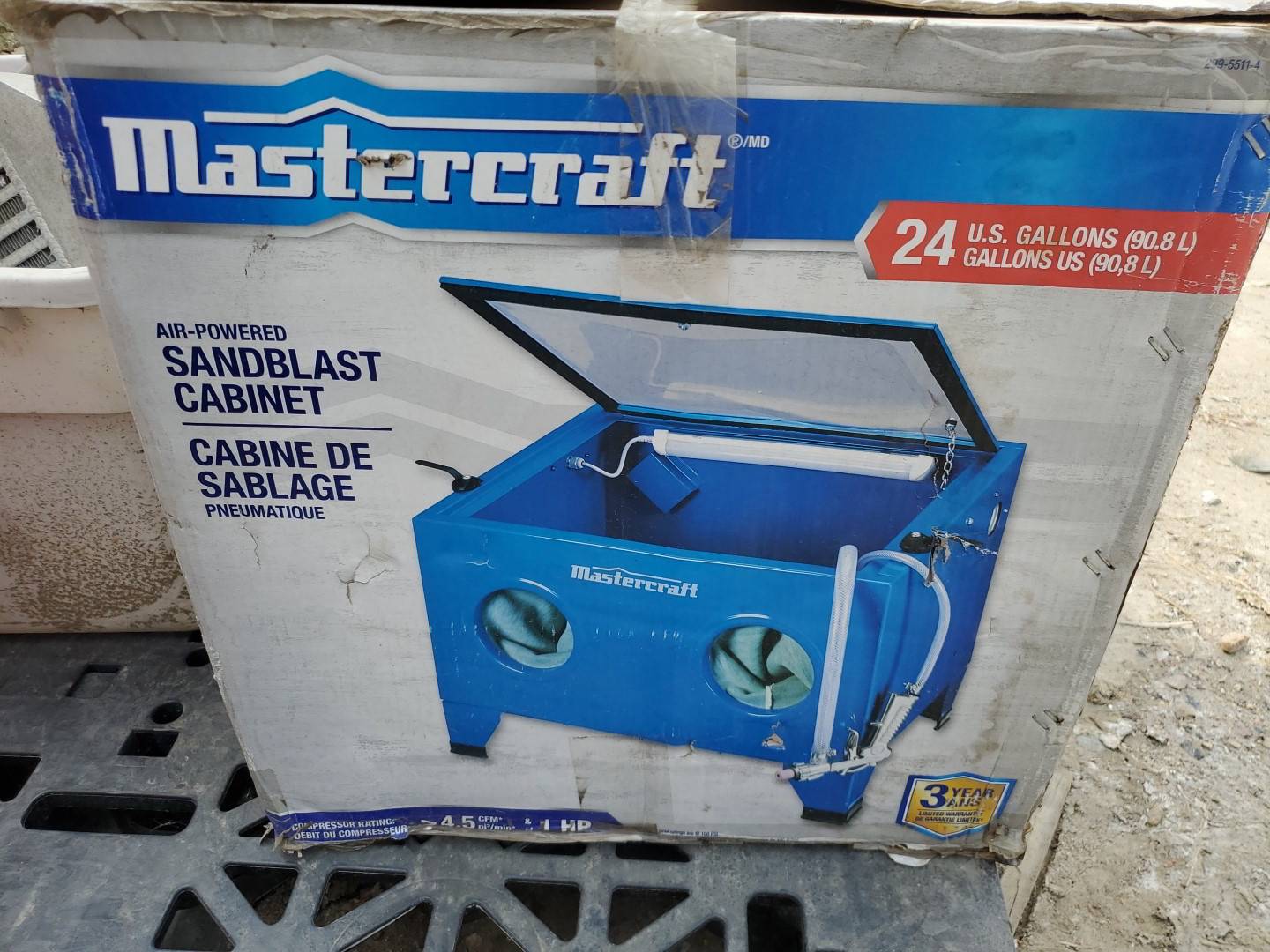 Mastercraft sandblaster hot sale