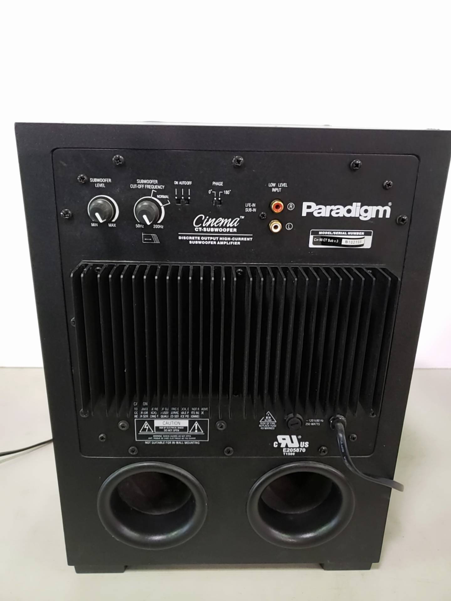 Paradigm 2024 cinema subwoofer