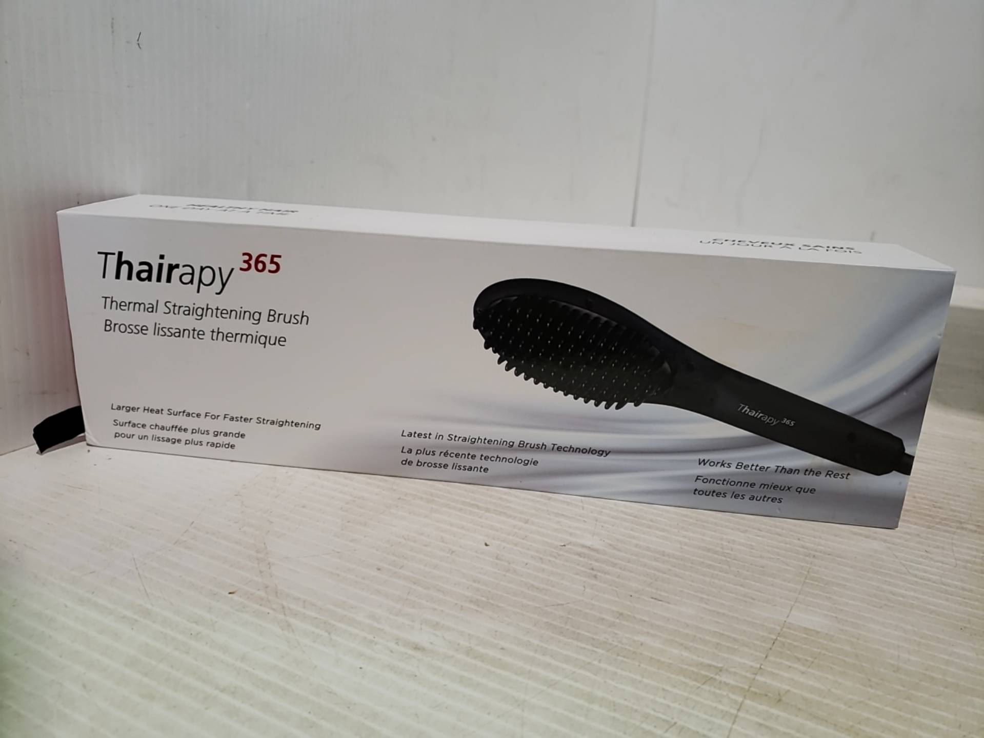 Thairapy 365 ultrasonic shop straightening brush