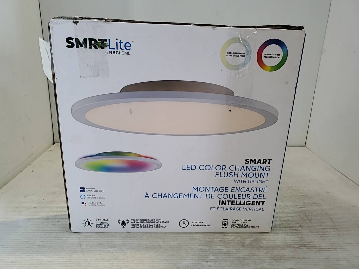 Smrtlite led color changing deals flush mount