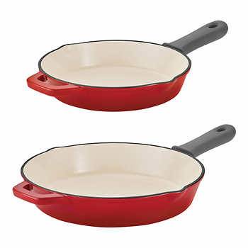 Pit Boss 14 Inch Cast Iron Deep Skillet with Lid Pre Seasoned Non Sti –  Pricedrightsales