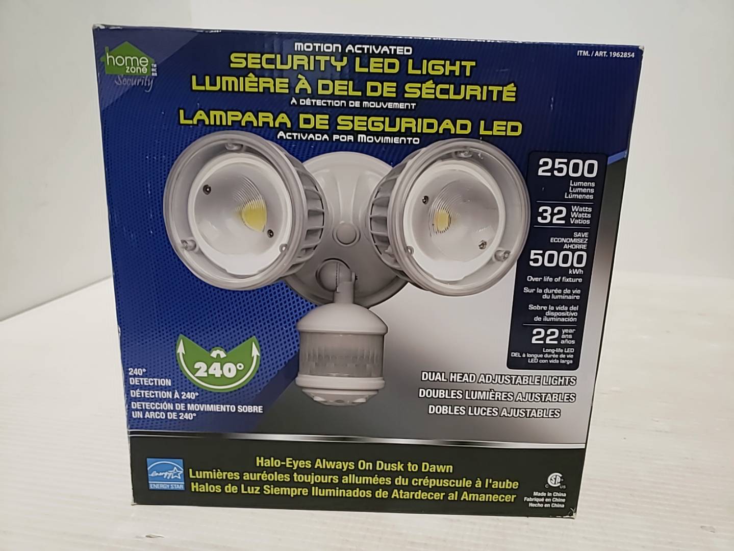 Home zone new arrivals security led light