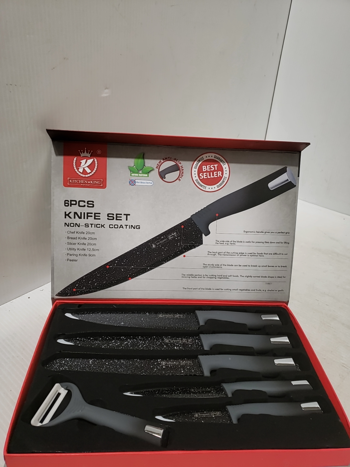 Kitchen King Professional Knife Set 6 Pcs