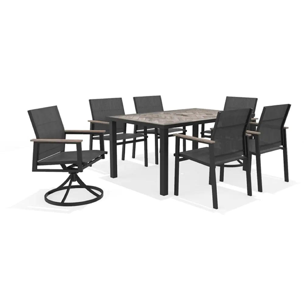 Hampton bay grayson 7 deals piece dining set