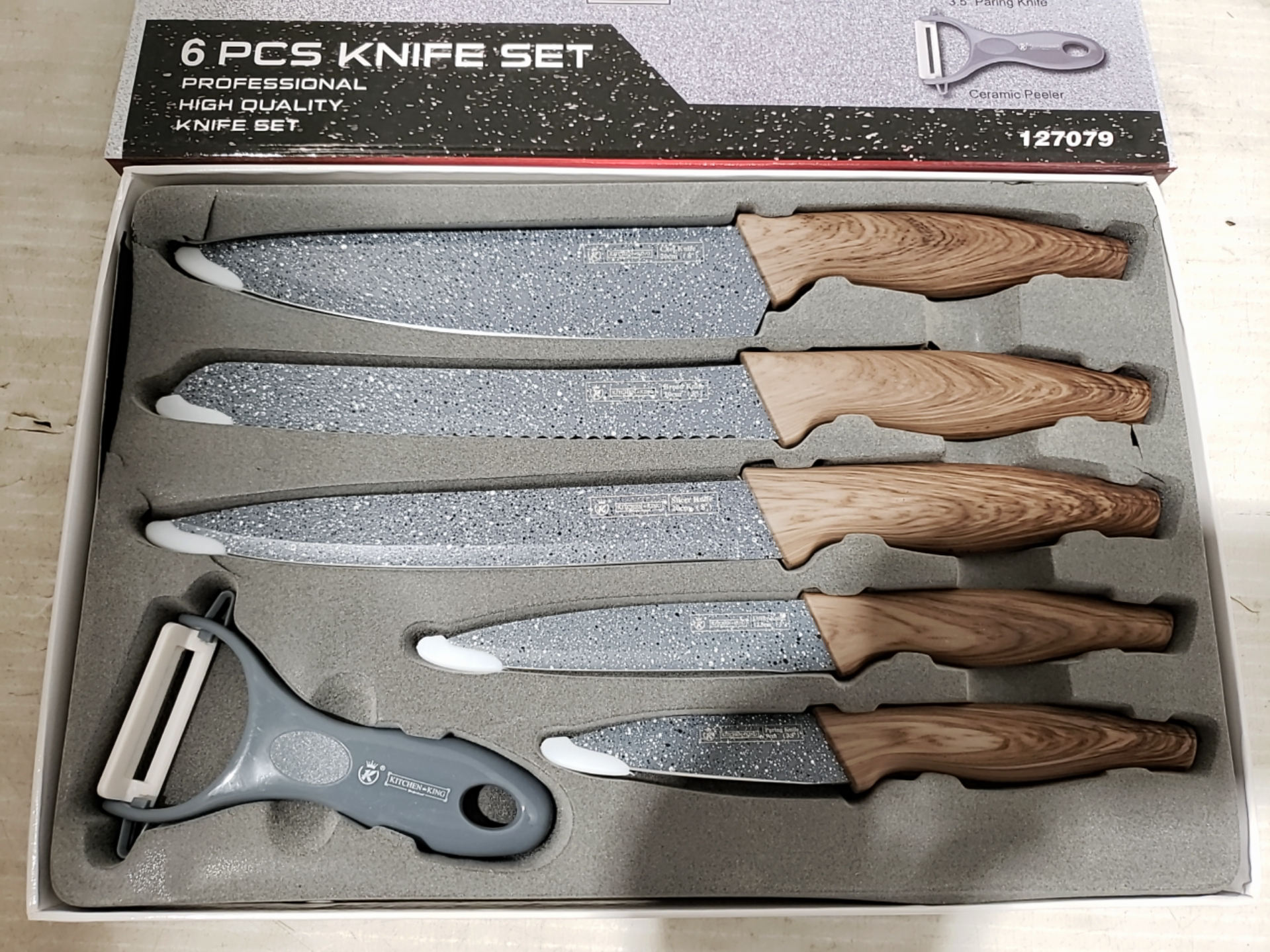 Urban Auctions - (NEW) KITCHEN KING 6 PCS KNIFE SET